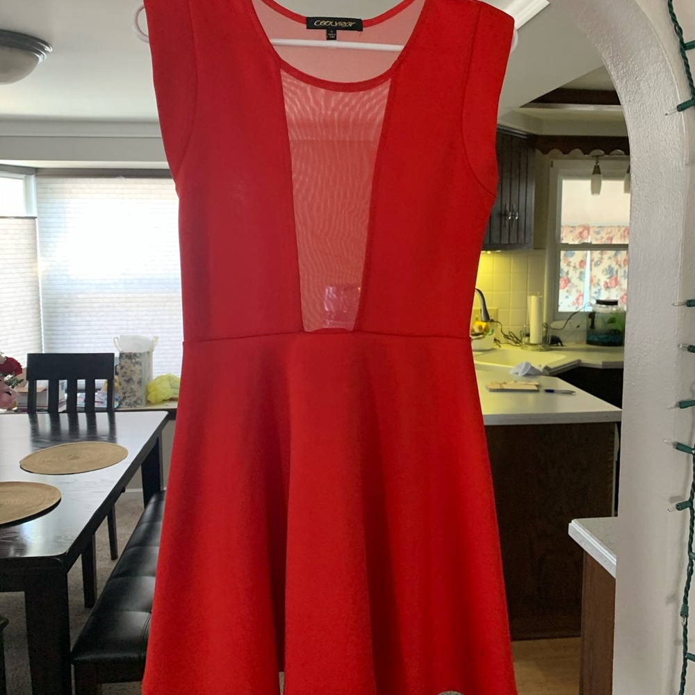 Sexy red dress